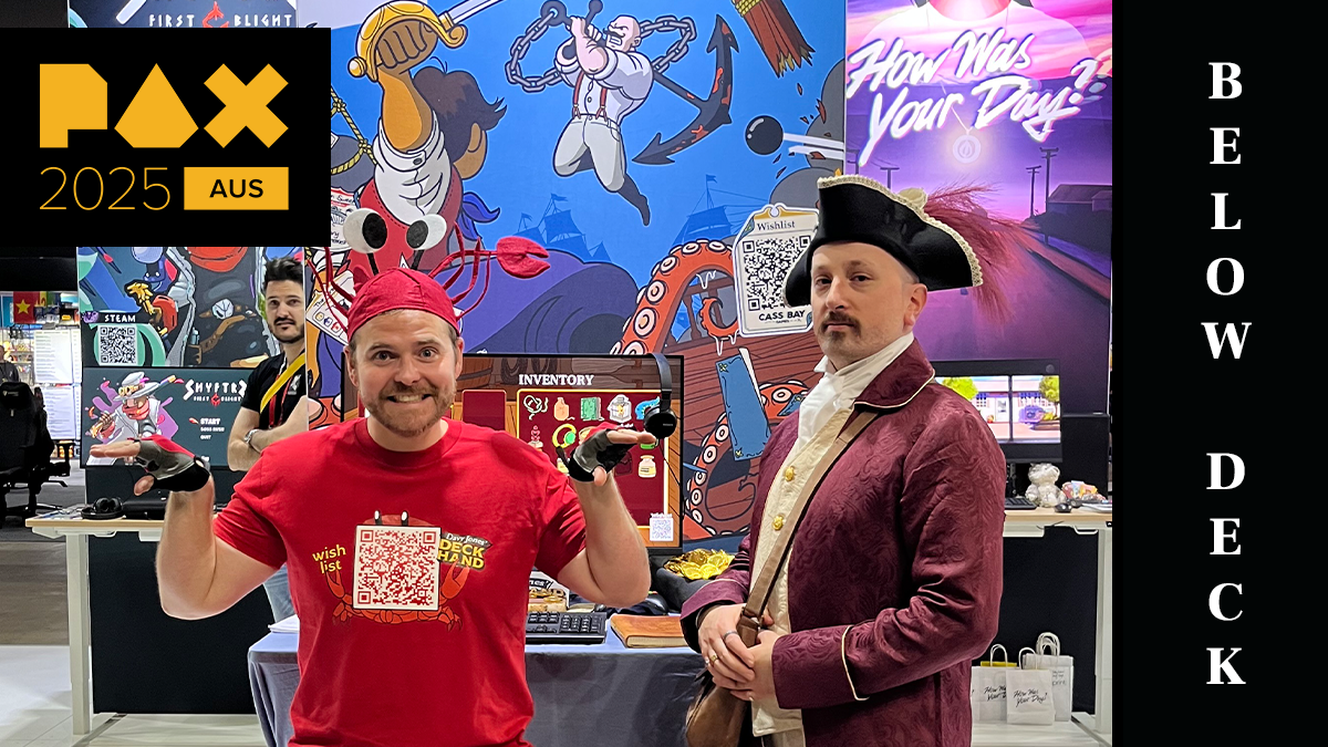 A pirate and a crab take on PAX Australia