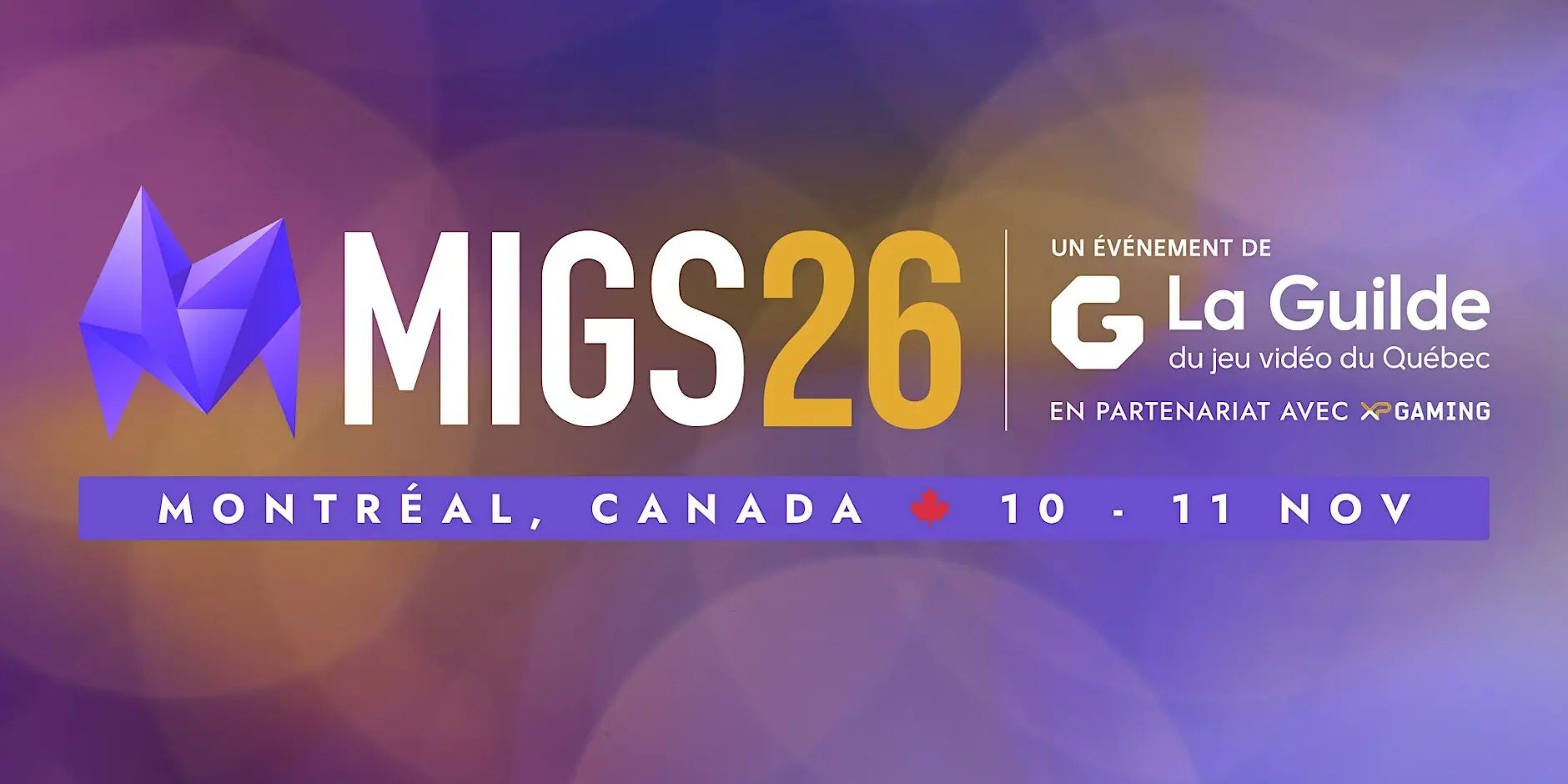 MIGS 2026, Montreal, Canada, 10-11 November